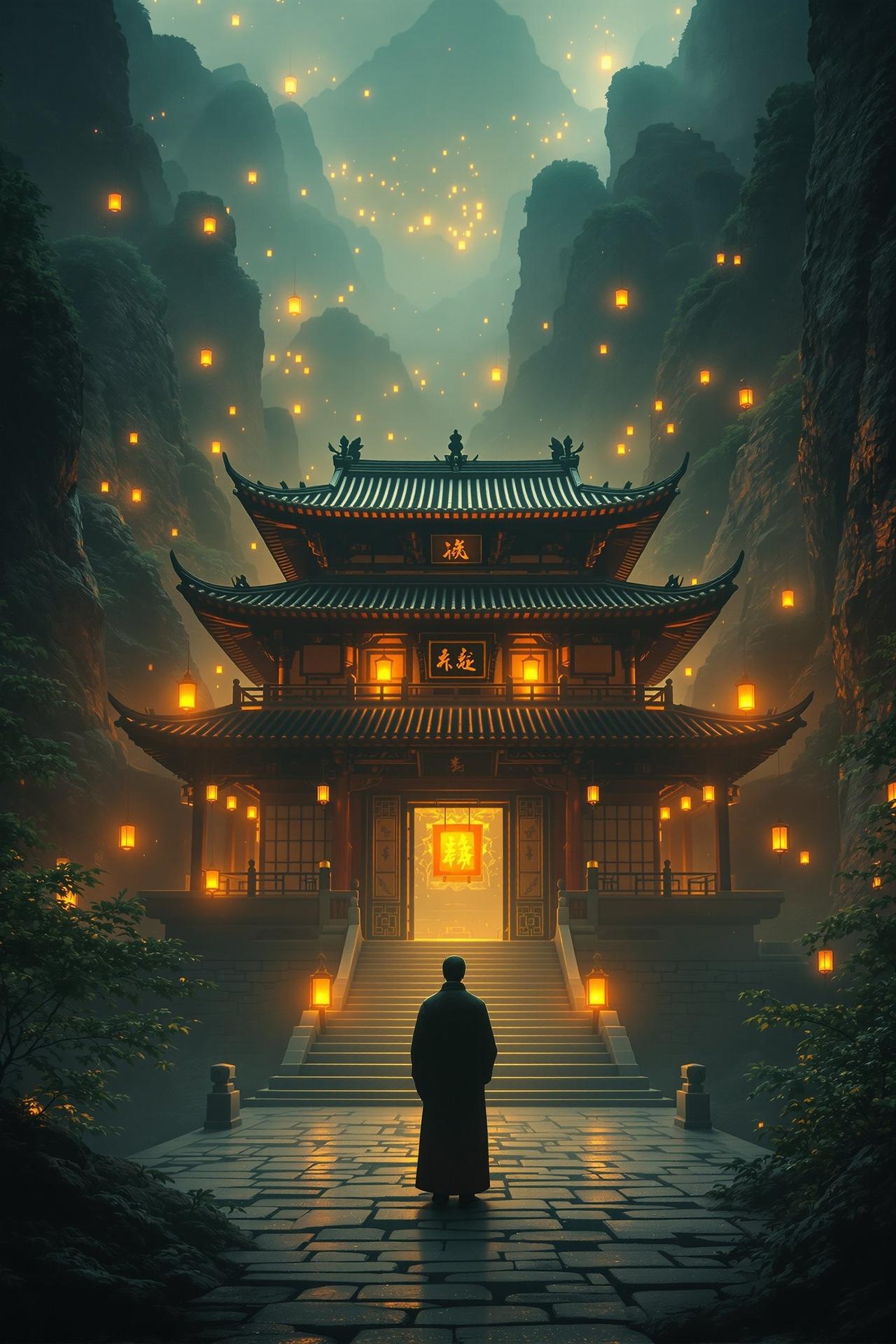 免费精品视频独家呈现电影《古刹秘案》高清海报，古装悬疑巨制